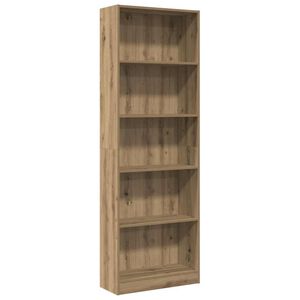vidaXL Librer&iacute;a Artisan Roble 60x24x176 cm Madera de ingenier&iacute;a