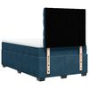 vidaXL Cama box spring con colch&oacute;n terciopelo azul 120x200 cm