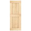 vidaXL Puerta NARVIK Natural 80 x 210 cm Madera de Pino S&oacute;lido