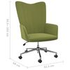 vidaXL Sill&oacute;n de relax de terciopelo verde claro