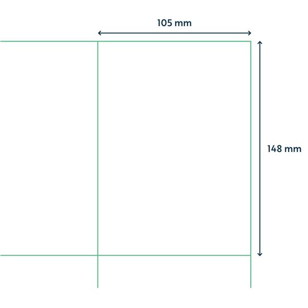 rillprint Etiquetas autoadhesivas 105x148 mm 500 hojas blanco