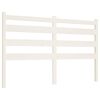 vidaXL Cabecero de cama madera maciza de pino blanco 186x4x100 cm