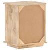 vidaXL Mesita de noche de madera maciza de mango 40x30x46 cm