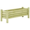 vidaXL Arriate de madera de pino impregnada 120x40x42 cm