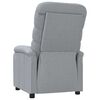 vidaXL Sill&oacute;n reclinable de tela gris claro