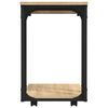 vidaXL Mesa auxiliar con ruedas madera roble Sonoma 50x35x55,5 cm