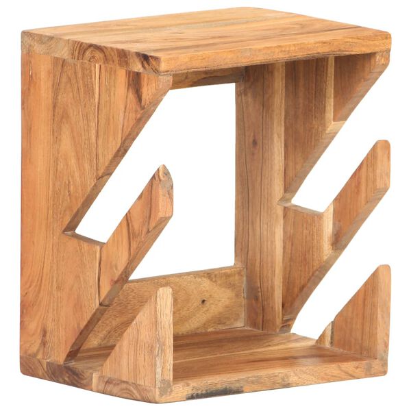 vidaXL Soporte para monopatín de pared madera de acacia 25x20x30 cm