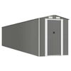 vidaXL Cobertizo de jard&iacute;n acero galvanizado gris claro 192x1021x223cm