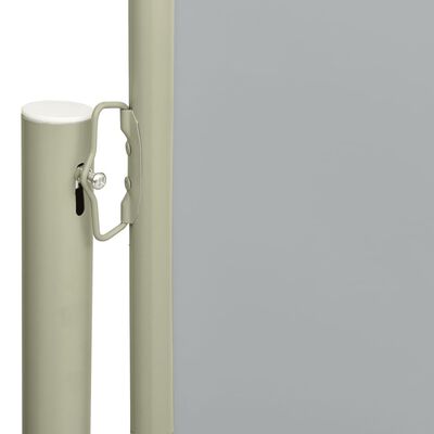 toldo lateral retráctil de jardín gris 100x300 - Compra venta en