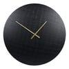 Gifts Amsterdam Reloj de pared Zurich metal negro 55 cm
