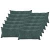 vidaXL Funda de almohada 12 pcs HEERLEN Azul mar 40 x 80 cm