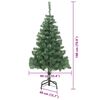 vidaXL &Aacute;rbol de Navidad con 300 LED con soporte Verde 180 cm PVC