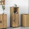 vidaXL Gabinete de Ba&ntilde;o con puerta Roble artesanal 30 x 35 x 95 cm
