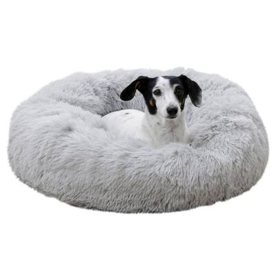 Kerbl Cama para perros suave Fluffy gris claro 18 cm