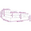 vidaXL Estructura de cama otomana colchones tela gris claro 180x200cm