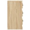vidaXL Aparador de madera contrachapada roble Sonoma 36x35,5x67,5 cm