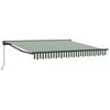 vidaXL Estructura del Toldo Verde y blanco 300 x 250 cm