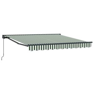 vidaXL Estructura del Toldo Verde y blanco 300 x 250 cm