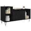 vidaXL Gabinete de TV Roble Negro 100 x 35 x 55 cm