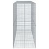 vidaXL Cesta de gaviones con cubierta hierro galvanizado 350x100x200cm