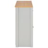 vidaXL Aparador gris 112x35x81 cm