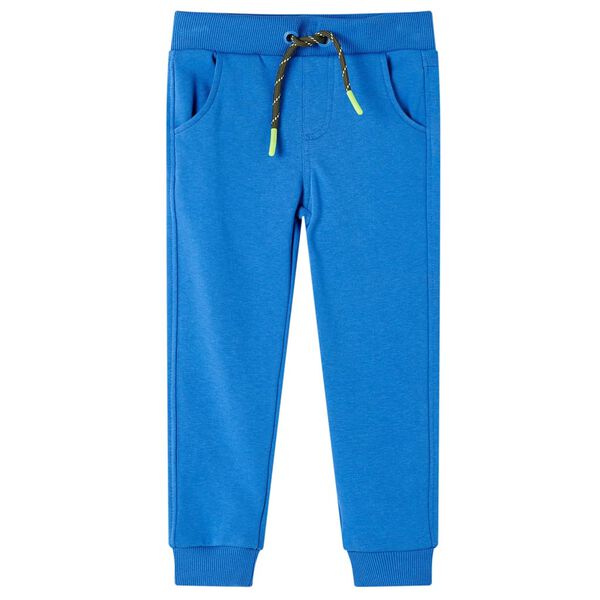 Pantalones de chándal infantiles azul 128