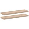 vidaXL Estantes flotantes 2 uds madera de ingenier&iacute;a 60x23,5x4 cm
