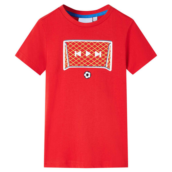 Camiseta infantil rojo 140