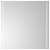 vidaXL Espejo de ba&ntilde;o LED Transparente 60 x 60 cm vidrio templado