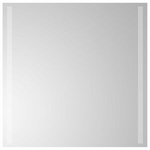 vidaXL Espejo de ba&ntilde;o LED Transparente 60 x 60 cm vidrio templado