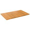 vidaXL Alfombrilla de ba&ntilde;o Natural 81 x 50 cm Madera de Acacia S&oacute;lida