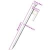 vidaXL Clavijas para tienda 24 uds acero galvanizado 20 cm 9 mm