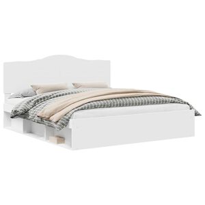 vidaXL Estructura de cama 200 x 200 cm Madera de pino macizo