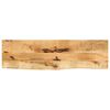 vidaXL Tablero de mesa borde natural madera maciza mango 100x30x2,5 cm