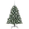 vidaXL &Aacute;rbol de Navidad artificial Verde 120 cm PVC, Pl&aacute;stico y Acero