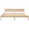 vidaXL Estructura de cama Marr&oacute;n 180 x 200 cm Madera de pino macizo
