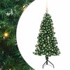 vidaXL &Aacute;rbol de Navidad Artificial de Esquina Verde 150 cm PVC y Metal