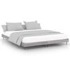 vidaXL Estructura de cama sin colch&oacute;n gris Sonoma 180x200 cm