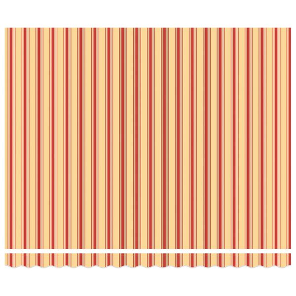 vidaXL Toldo Retr&aacute;ctil Multicolor 400 x 300 cm Poli&eacute;ster y metal