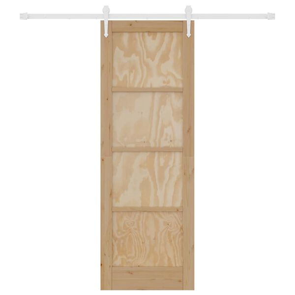 vidaXL Puerta Corredera ORKDAL Marr&oacute;n 73,5 x 211 cm
