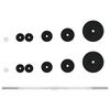 vidaXL Juego de barra con discos 30 kg hierro fundido