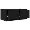 vidaXL Mueble de TV madera de ingeniería roble negro 60x31x25,5 cm