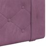 vidaXL Cabecera Colgante Morado 110 x 55 x 5 cm Terciopelo