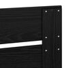 vidaXL Cabecero Roble Negro 200 cm Madera de ingenier&iacute;a