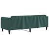 vidaXL Sofá cama sin colchón terciopelo verde oscuro 80x200 cm