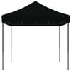 vidaXL Tienda de fiesta plegable Pop-Up negra 440x292x315 cm