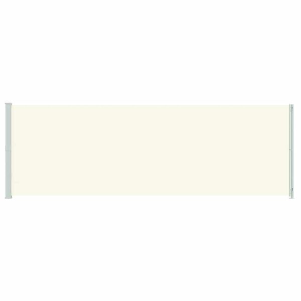 vidaXL Toldo lateral retr&aacute;ctil para patio crema 200x600 cm