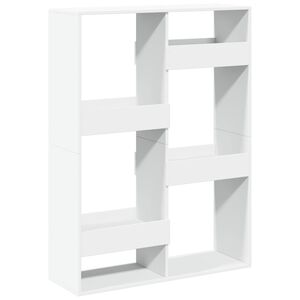 vidaXL Estanter&iacute;a de madera de ingenier&iacute;a blanca 100x33x135 cm
