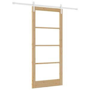 vidaXL Puerta Corredera ORKDAL Natural 93 x 211 cm