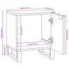 vidaXL Armario de Noche 2 pcs Marr&oacute;n 40 x 33 x 46 cm